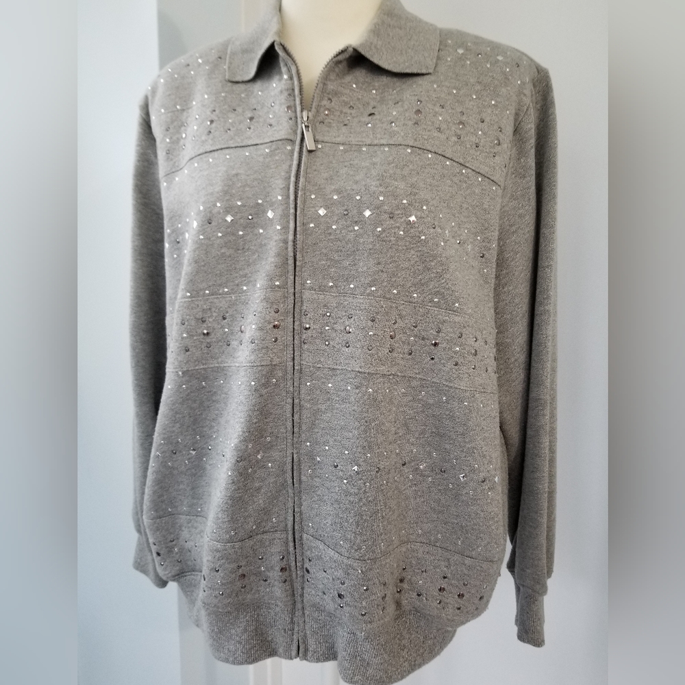 Alfred Dunner Grommet Jacket